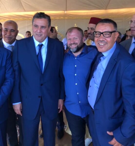 Предприниматель Руслан Кисс (в центре) с премьер-министром Марокко Саадеддином Османи (на фото справа).